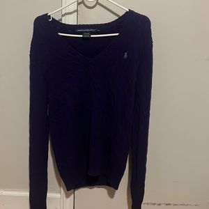 Purple Ralph Lauren Sport Sweater